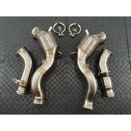 Redstar Mercedes W223 S63 S E Performance Downpipes