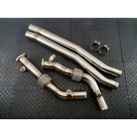 Redstar Audi RSQ8/SQ7/SQ8, Bentley Bentayga, Porsche Cayenne S V8/Turbo/GTS Front Resonator Delete