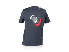 Akrapovic Mens T-Shirt - Mesh - Blue/Grey XL