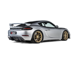 Akrapovic Rear Carbon Fibre Diffuser - Matte for Porsche 718 Cayman