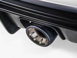 Akrapovic Titanium Tail Pipe Set in Black for Porsche 718 Cayman GT4 / Spyder