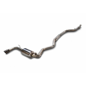 AWE BMW F30 320i Touring Exhaust w/Performance Mid Pipe - Chrome Silver Tip (90mm)