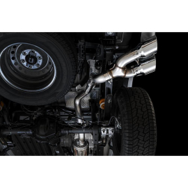 AWE 2019+ Ford Ranger 0FG Performance Exhaust System - Chrome Silver Tips & Bash Guard