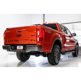 AWE 2019+ Ford Ranger 0FG Performance Exhaust System w/Diamond Black Tips & Rock Guard