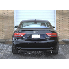 AWE Audi B8 A5 2.0T Touring Edition Exhaust - Dual Outlet Polished Silver Tips
