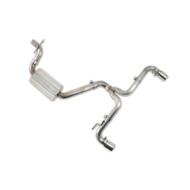 AWE Mk6 GTI Performance Catback - Chrome Silver Round Tips