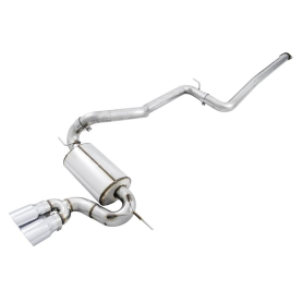 AWE Ford Focus ST Touring Edition Cat-back Exhaust - Non-Resonated - Chrome Silver Tips