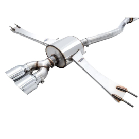 AWE 2016+ Honda Civic Si Touring Edition Exhaust w/Front Pipe & Dual Chrome Silver Tips