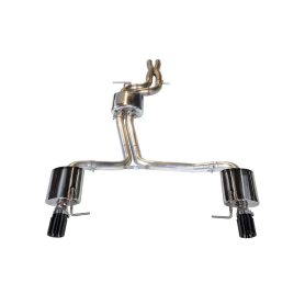 AWE Audi C7 A7 3.0T Touring Edition Exhaust - Dual Outlet Diamond Black Tips