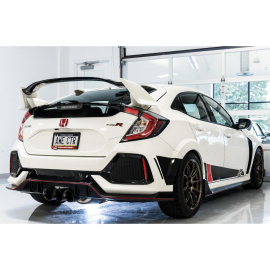 AWE 2017+ Honda Civic Type R Touring Edition Exhaust w/Front Pipe & Triple Diamond Black Tips