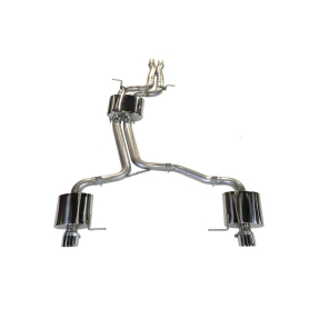 AWE Audi 8R Q5 3.2L Non-Resonated Exhaust System (Downpipe-Back) - Polished Silver Tips