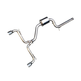 AWE VW MK7 GTI Track Edition Exhaust - Chrome Silver Tips