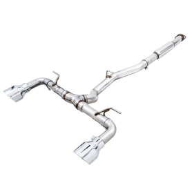 AWE Subaru BRZ / Toyota GR86 / Toyota 86 Track Edition Cat-Back Exhaust- Chrome Silver Tips