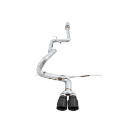 AWE Ford Focus ST Track Edition Cat-back Exhaust - Diamond BlackTips