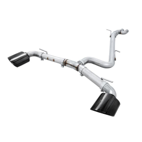 AWE 17-19 Audi RS3 8V Track Edition Exhaust - Diamond Black Tips RS-Style Tips