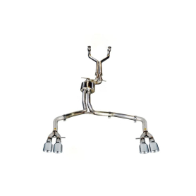 AWE Audi C7 / C7.5 S7 4.0T Track Edition Exhaust - Chrome Silver Tips