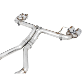 AWE 2019+ BMW M340i (G20) Track Edition Exhaust - Quad Chrome Silver Tips