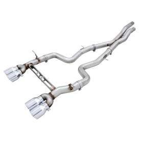 AWE BMW F8X M3/M4 Track Edition Catback Exhaust - Chrome Silver Tips