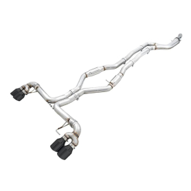 AWE 2019+ BMW M340i (G20) Track Edition Exhaust - Quad Diamond Black Tips