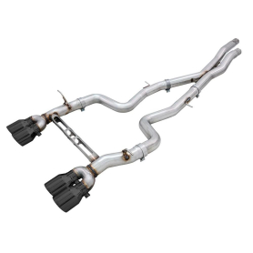 AWE BMW F8X M3/M4 Track Edition Catback Exhaust - Diamond Black Tips