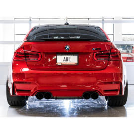 AWE BMW F8X M3/M4 Track Edition Catback Exhaust - Diamond Black Tips