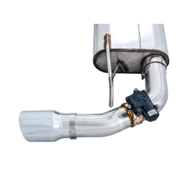 AWE Ford Focus RS SwitchPath Cat-back Exhaust - Chrome Silver Tips