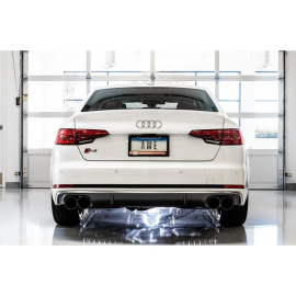 AWE Audi B9 S5 Sportback SwitchPath Exhaust - Non-Resonated (Black 102mm Tips)