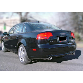AWE Audi B7 A4 3.2L Touring Edition Dual Tip Exhaust - Diamond Black Tips