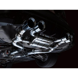 AWE SwitchPath Catback Exhaust for BMW G8X M3/M4 - Chrome Silver Tips