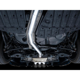 AWE Touring Edition Exhaust for FL5 Civic Type R - Triple Diamond Black Tips