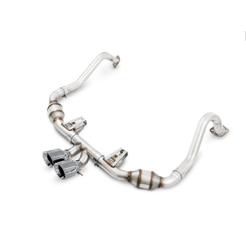 AWE Touring Edition Exhaust for Porsche 718 Boxster / Cayman - Chrome Silver Tips