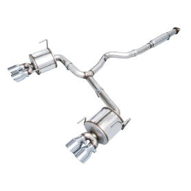 AWE Touring Edition Exhaust for VB Subaru WRX - Chrome Silver Tips