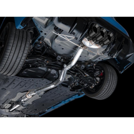 AWE Track Edition Exhaust for FL5 Civic Type R - Triple Diamond Black Tips