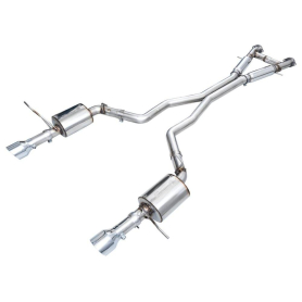 AWE Touring Edition Exhaust for Dodge Durango 6.4 / 6.2 SC - Chrome Silver Tips