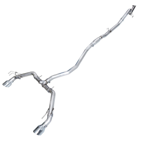 AWE Track Edition Exhaust for FE1 Civic Si/DE4 Acura Integra- Chrome Silver Tips