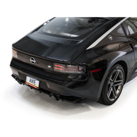 AWE Track Edition Exhaust for Nissan Z - Diamond Black Tips