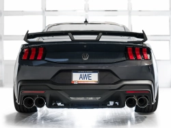 AWE SwitchPath Exhaust for S650 Ford Mustang Dark Horse - Quad Diamond Black Tip