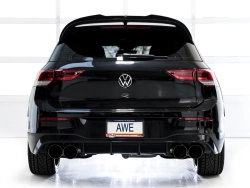 AWE Touring Edition Exhaust for Volkswagen MK8 Golf R - Diamond Black Tips