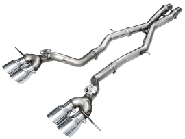 AWE Track Edition Exhaust for BMW G87 M2 - Chrome Silver Tips