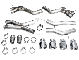 AWE Track Edition Exhaust for BMW G87 M2 - Chrome Silver Tips