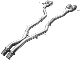 AWE Track Edition Exhaust for BMW G87 M2 - Chrome Silver Tips