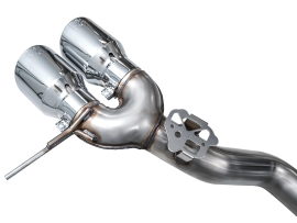 AWE Track Edition Exhaust for BMW G87 M2 - Chrome Silver Tips