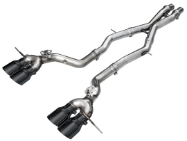 AWE Track Edition Exhaust for BMW G87 M2 - Diamond Black Tips