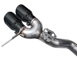 AWE Track Edition Exhaust for BMW G87 M2 - Diamond Black Tips