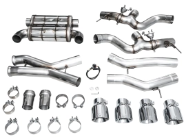 AWE SwitchPath Exhaust for BMW G87 M2 - Chrome Silver Tips