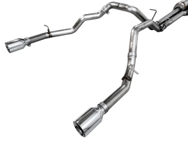 AWE 0FG Catback Exhaust for 2025+ RAM 1500 3.0TT Standard and High Output - Chrome Silver Tips