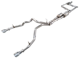 AWE 0FG Catback Exhaust for RAM RHO - Chrome Silver Tips