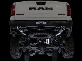 AWE 0FG Catback Exhaust for RAM RHO - Chrome Silver Tips
