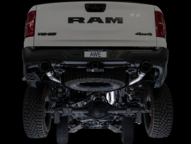 AWE 0FG Catback Exhaust for RAM RHO - Diamond Black Tips