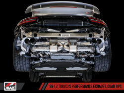 AWE Exhaust Suite and High-Flow Cat Sections for Porsche 991.2 Turbo